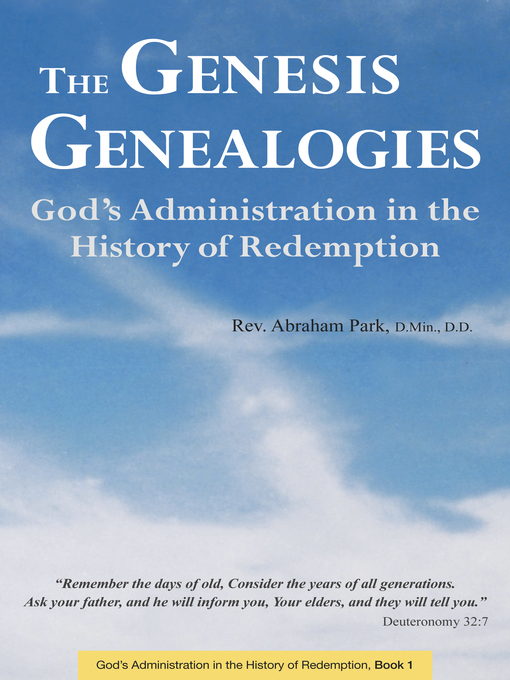 Title details for Genesis Genealogies by Abraham Park - Available